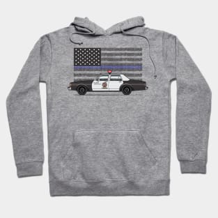 Blue Line Flag Hoodie